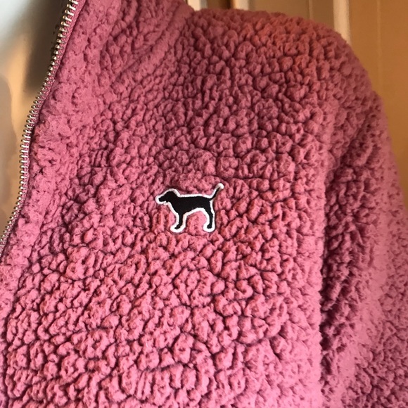 Victoria’s Secret PINK boyfriend quarter zip - Picture 2 of 8